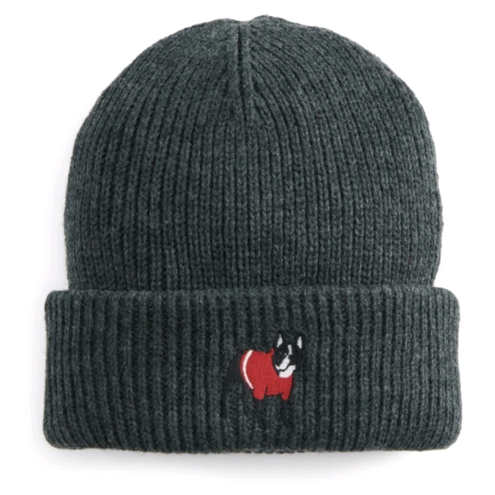 CHAPS French Bulldog Embroidered Beanie (NWT) - Picture 2 of 7